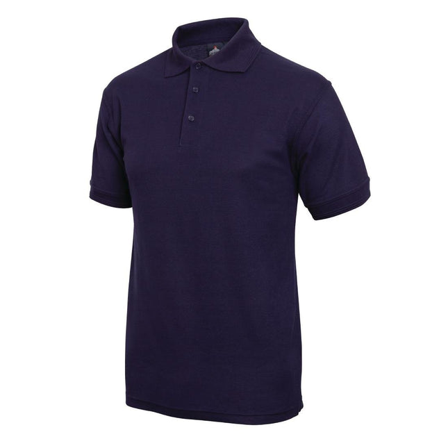 Unisex Durable Polyester/Cotton Piqué Polo Shirt Dark Blue S