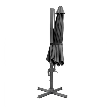 Venice Heavy Duty 3.5m Black Parasol | Bolero 2