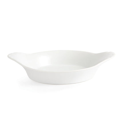 Round Gratin Dishes with Handles | Olympia Whiteware | 22 cm 3
