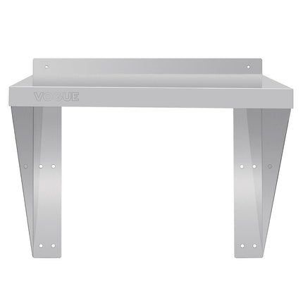 Stainless Steel Oven/Microwave Wall Shelf 56x56cm | Vogue