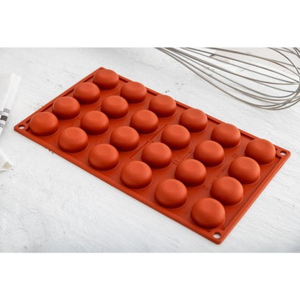 Pomponette Silicone Baking Mold 24 Cavities | Pavoni Formaflex | 1.6cm Deep 8