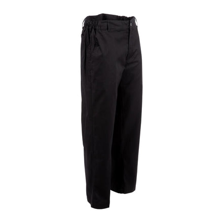 Executive Herringbone Black Chef Pants L | Chef Works 5