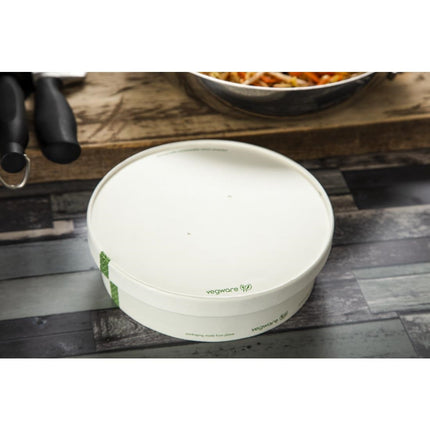 Compostable Lids for 185 Series Containers | Vegware 7