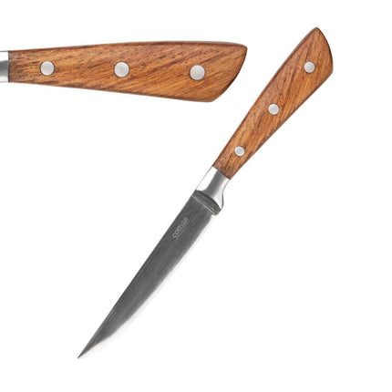Steak Knives Montblanc 23cm with Wooden Handle | Comas Set of 6