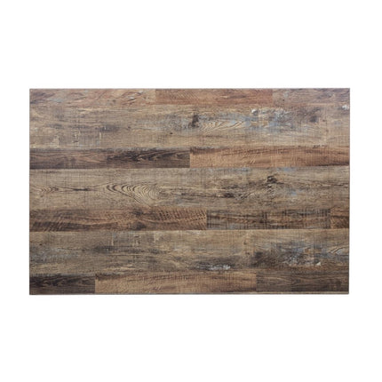 Pre-Drilled Rectangular Tabletop Urban Dark 1100x700 mm | Bolero