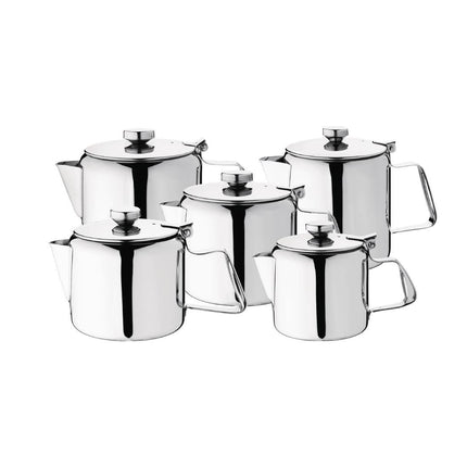 Stainless Steel Teapot 2L | Olympia Concorde 9