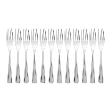 Dessert Forks | Olympia Roma | 12 pcs | 18/10 Polished Stainless Steel 2