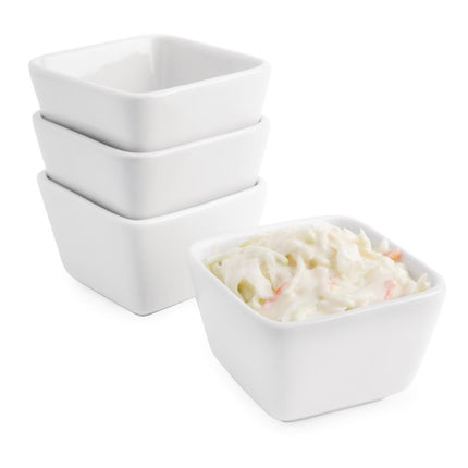 White Porcelain Amuse Bowls 7.5x7.5x5cm | Olympia Whiteware 4