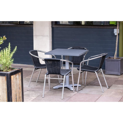 Cast Iron Table Base Grey | Bolero | 611x720mm 6