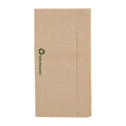 Recyclable Kraft Dispenser Napkins | Fiesta | 320 x 300mm