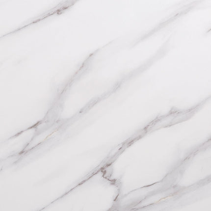 Pre-Drilled Square Tabletop with Marble Effect, 700 mm | Bolero