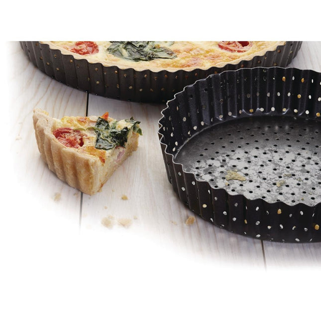 Crusty Bake Quiche Tin 300mm | Masterclass | Carbon Steel | Non-Stick 2