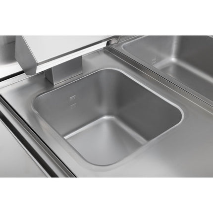 Countertop Chip Scuttle | Buffalo 600 Series | Stainless Steel 7