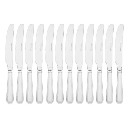 Table Knife with Bead Edge | Olympia Bead | 12 Pieces | High Gloss 18/0 Stainless Steel 4