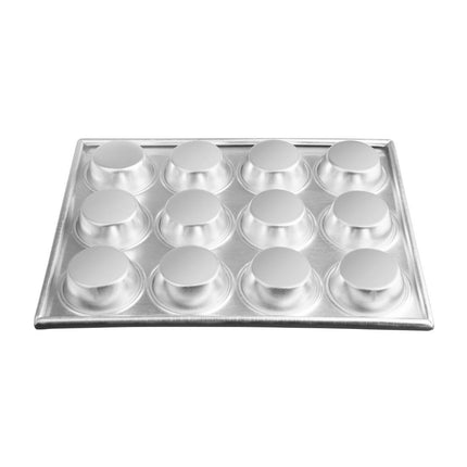 Vogue Aluminum Non-Stick Muffin Pan 12-Cup | 28x36 cm 4