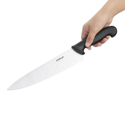 Chef's Knife 25.5cm Black Handle | Hygiplas 2
