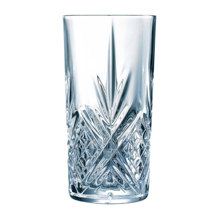 Vintage Cut Longdrink Glasses 380ml | Arc Broadway | 24 Pieces