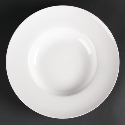 Porcelain Pasta or Soup Plates 20.5cm | Olympia Lumina