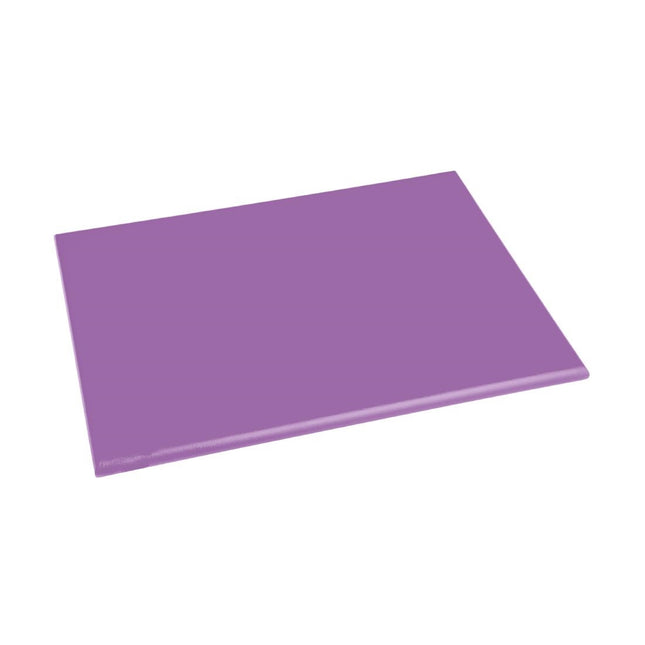 HDPE Cutting Board Purple | Hygiplas | 229x305x12mm