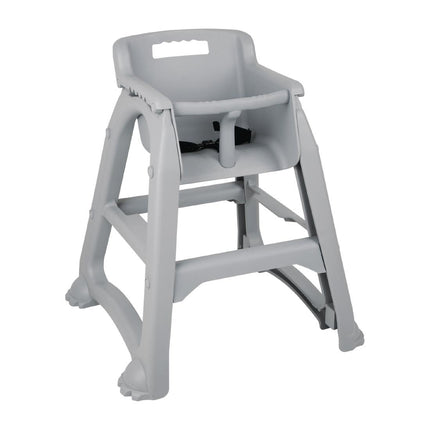 Stackable Grey PP Children's Chair | Bolero