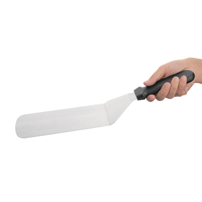 Flexible Stainless Steel Turner with Plastic Handle | Vogue | 25cm 2