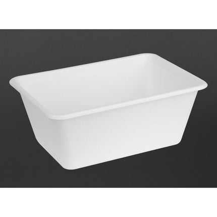 Compostable Bagasse Food Container Bases 1000ml | Fiesta 3