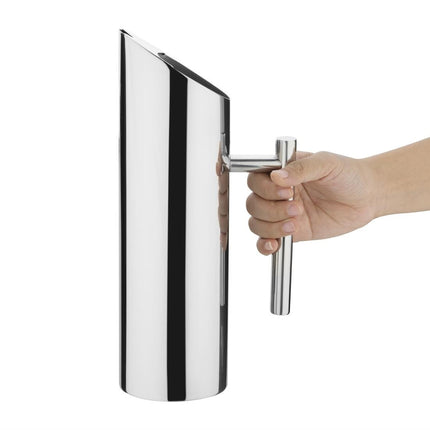 Olympia Modern Stainless Steel Water Pitcher 1.4L 2