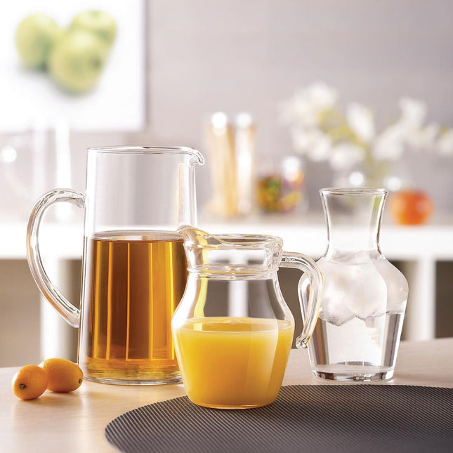 Versatile 1L Glass Carafes | Arcoroc Vin | Set of 6 2