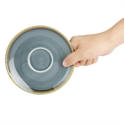 Cappuccino Saucers Blue 14cm | Olympia Kiln Collection | 6 Pieces 4