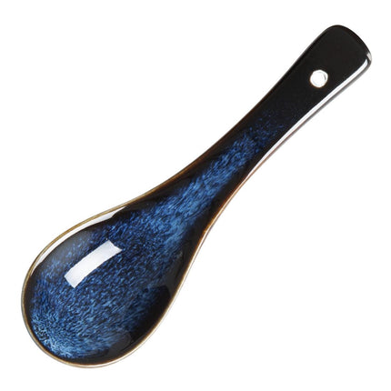 Soup Spoons Midnight Blue Reactive Glaze | Olympia Luna 6