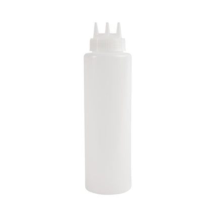 Squeeze Bottle with 3 Nozzles Transparent 1L | Vogue