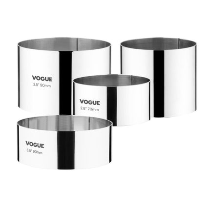 Round Mousse Ring | Vogue | Stainless Steel | 3.5 x 9 cm 5