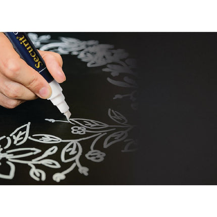 White Chalk Markers | Professional Set with Dual Chisel Tips 4