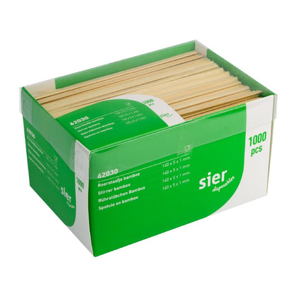 Bamboo Stirrer 140mm | Sier Disposables 4