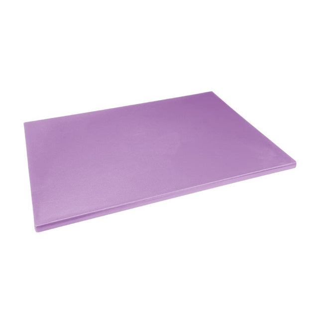 LDPE Cutting Board Purple | Hygiplas | 600x450x20mm