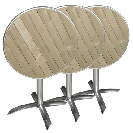 Round Tiltable Ash Wood Table 60cm | Bolero 8