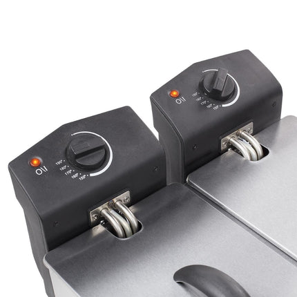 Tristar Double Basket Deep Fryer FR-6937 2 x 3L Stainless Steel 2