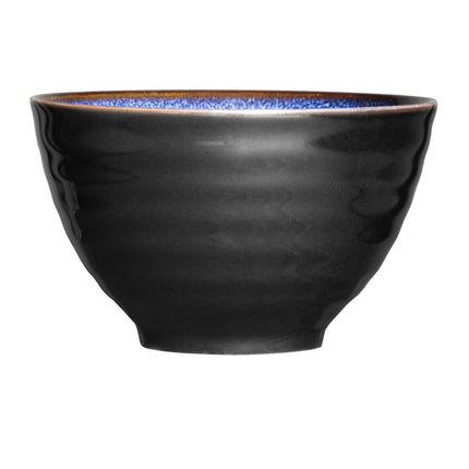 Midnight Blue Reactive Glaze Footed Bowls 115mm | Olympia Luna | Stoneware 5