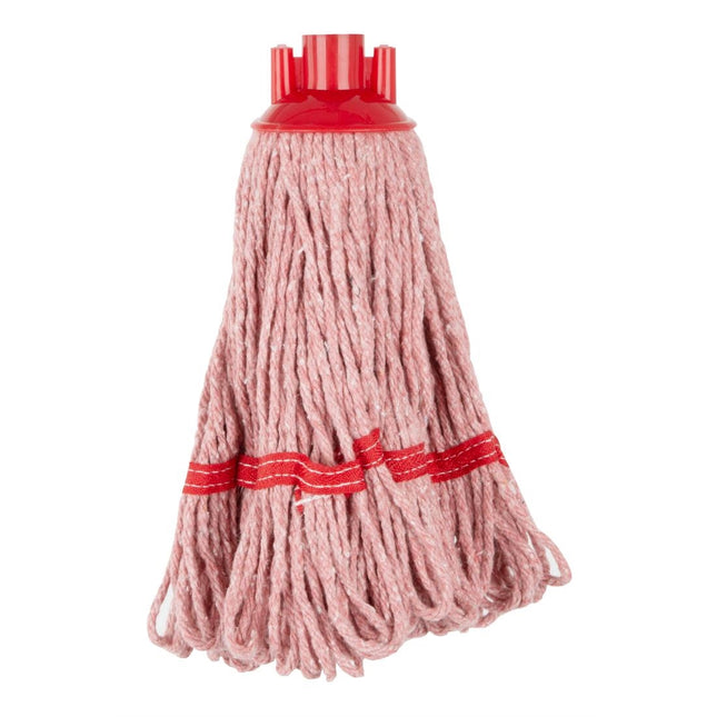 Deck Mop Head Red Stripe 200g | Jantex