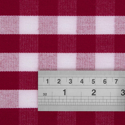Gingham Napkins Red-White 41x41cm | Mitre Comfort | Set of 10 3