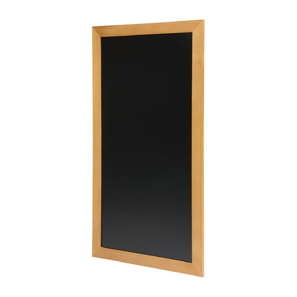 Long Wall Chalkboard Teak Effect 120x56cm | Securit