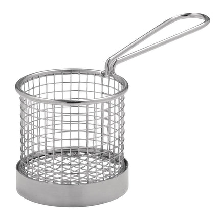 Olympia Stainless Steel Fry Basket with Handle 8cm