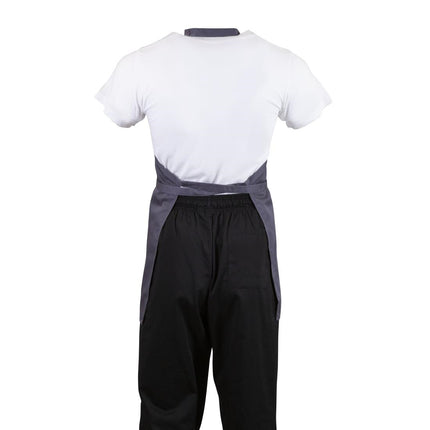 V-Neck Bib Apron with Pocket Grey | Whites 4