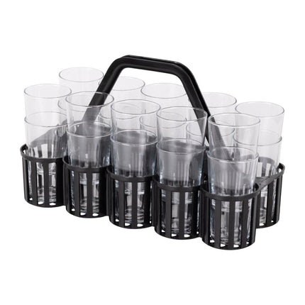 Bottle and Glass Carrier with 10 Compartments | Beaumont 5