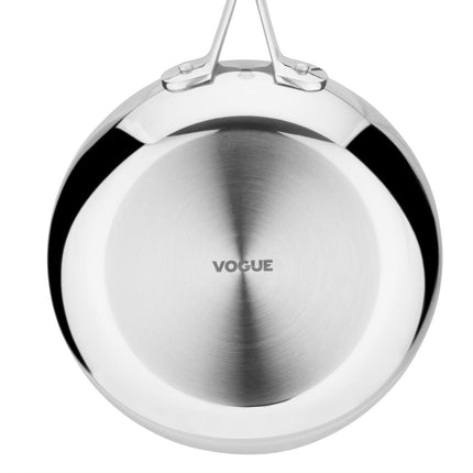 Tri-Wall Stainless Steel Frying Pan 200mm | Vogue 4