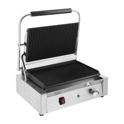 Bistro Large Ribbed Contact Grill | Buffalo 4