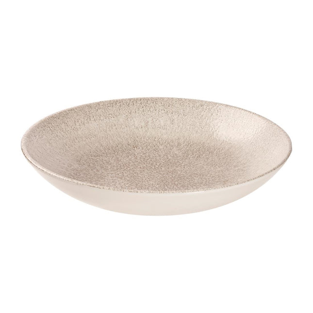 Raku Agate Grey Evolve Coupe Bowl 24.8 cm | Churchill