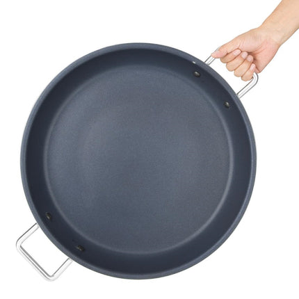 45 cm Aluminium Non-Stick Teflon Platinum Plus Paella Pan | Vogue 4