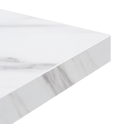 Pre-Drilled Square Tabletop with Marble Effect, 700 mm | Bolero 5