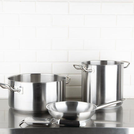 Stainless Steel Induction Frying Pan 24cm | Vogue 7